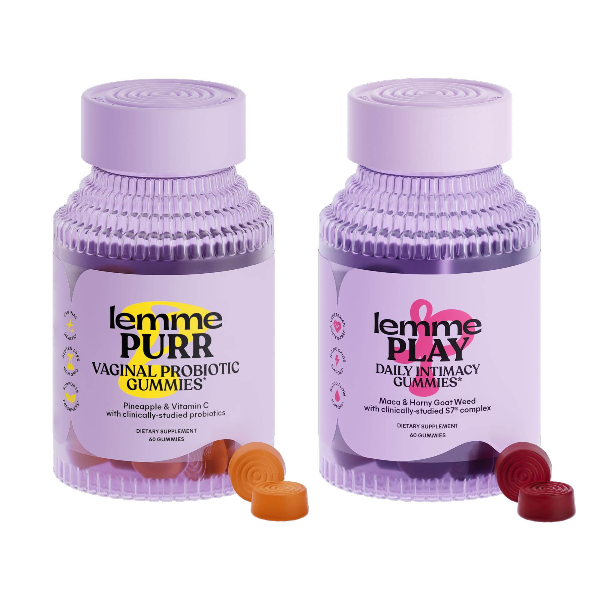 Amazon.com: Lemme Purr & Play Bundle - Daily Intimacy Gummies and